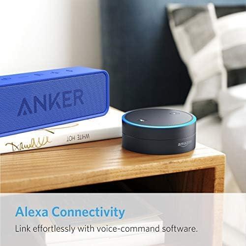 imageAnker Soundcore Portable Bluetooth Speaker Ideal for Travel 24Hour Playtime 66Feet Range DualDriver Portable Wireless SpeakerSuperior Sound Low Distortion Builtin Mic BlueBlue