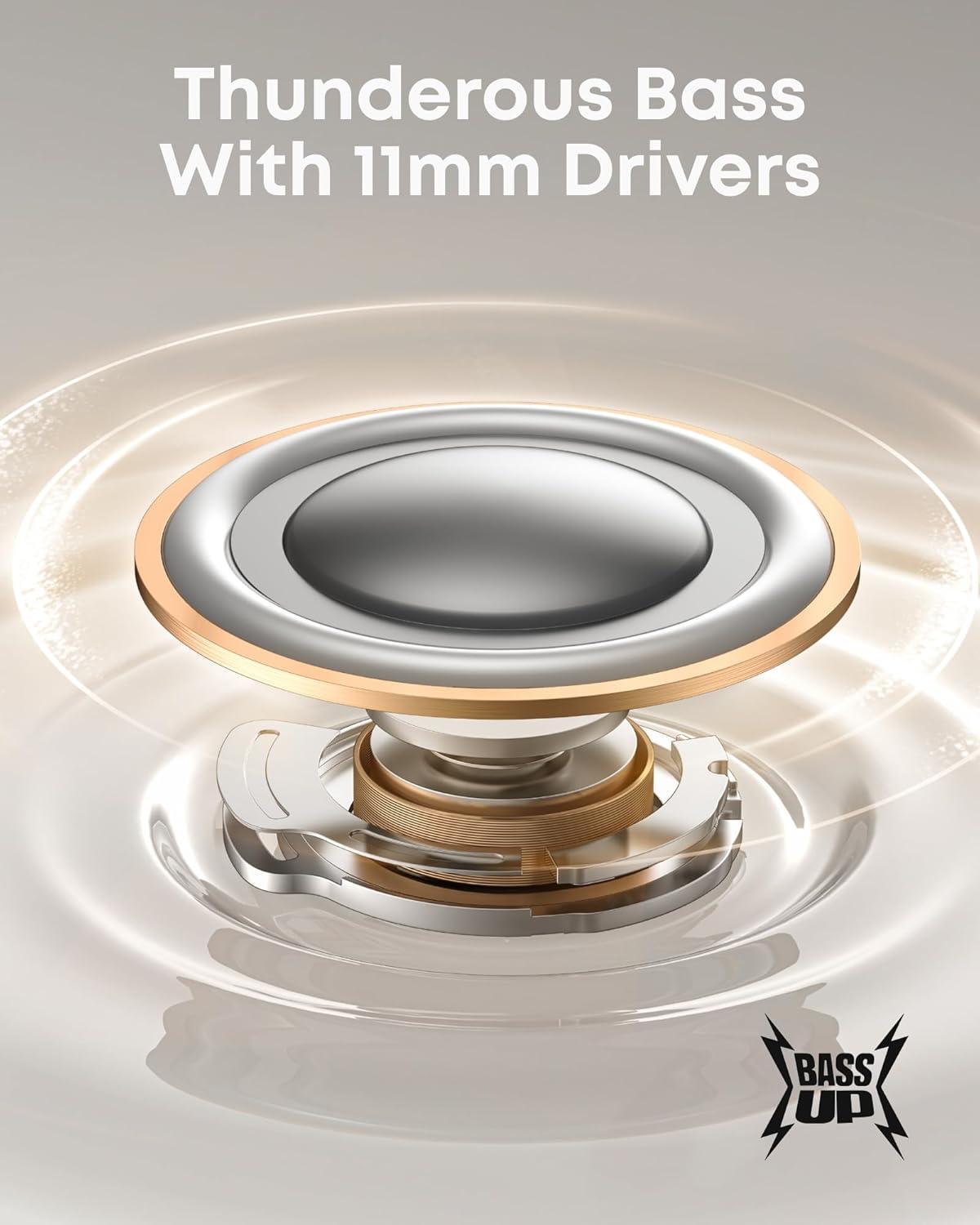 imageSoundcore P41i by Anker Adaptive Noise Cancelling Earbuds with Portable Phone Charger Only for USBC Charging 12H Playtime 192H with Case 6Mic AI Clear Calls IPX5 Wireless Bluetooth EarbudsBlack