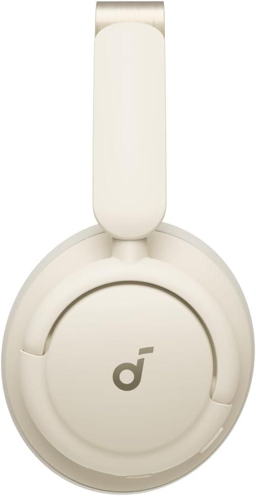 imageSoundcore Q30 by Anker Hybrid Active Noise Cancelling Headphones Multiple Modes HiRes Audio Custom EQ via App 50H Playtime Comfortable Fit Bluetooth Multipoint ConnectionBeige