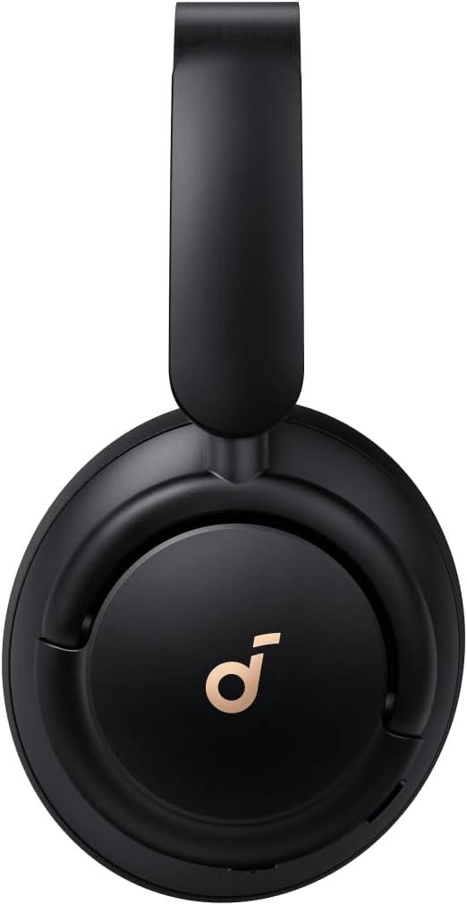 imageSoundcore Q30 by Anker Hybrid Active Noise Cancelling Headphones Multiple Modes HiRes Audio Custom EQ via App 50H Playtime Comfortable Fit Bluetooth Multipoint ConnectionAbsolute Black