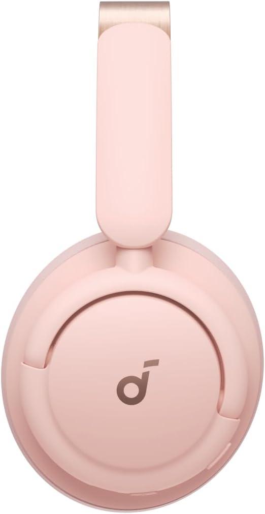 imageSoundcore Q30 by Anker Hybrid Active Noise Cancelling Headphones Multiple Modes HiRes Audio Custom EQ via App 50H Playtime Comfortable Fit Bluetooth Multipoint ConnectionPink