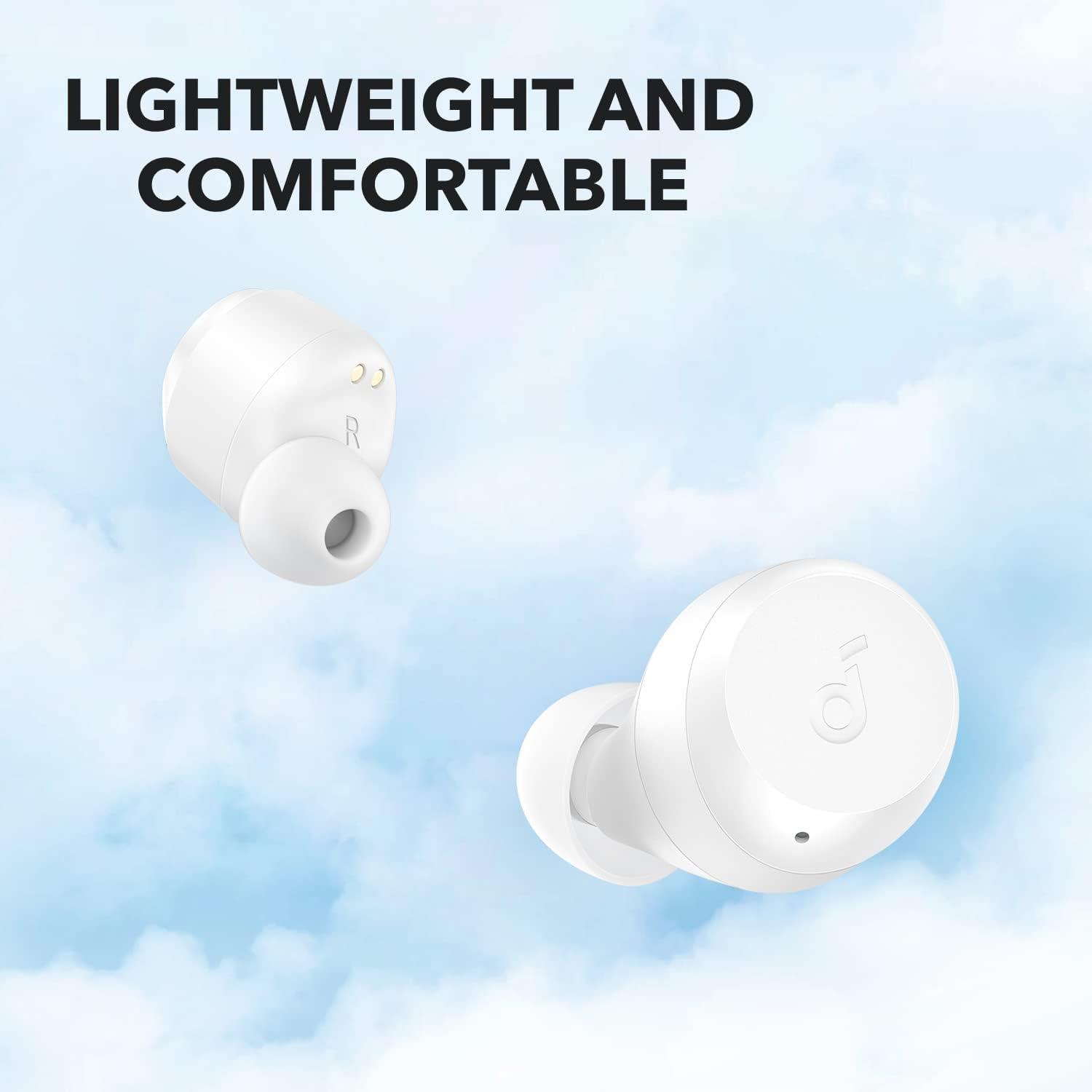 imageSoundcore by Anker A20i True Wireless Earbuds Bluetooth 53 App Customized Sound 28H Long Playtime WaterResistant 2 Mics for AI Clear Calls Single Earbud ModeWhite