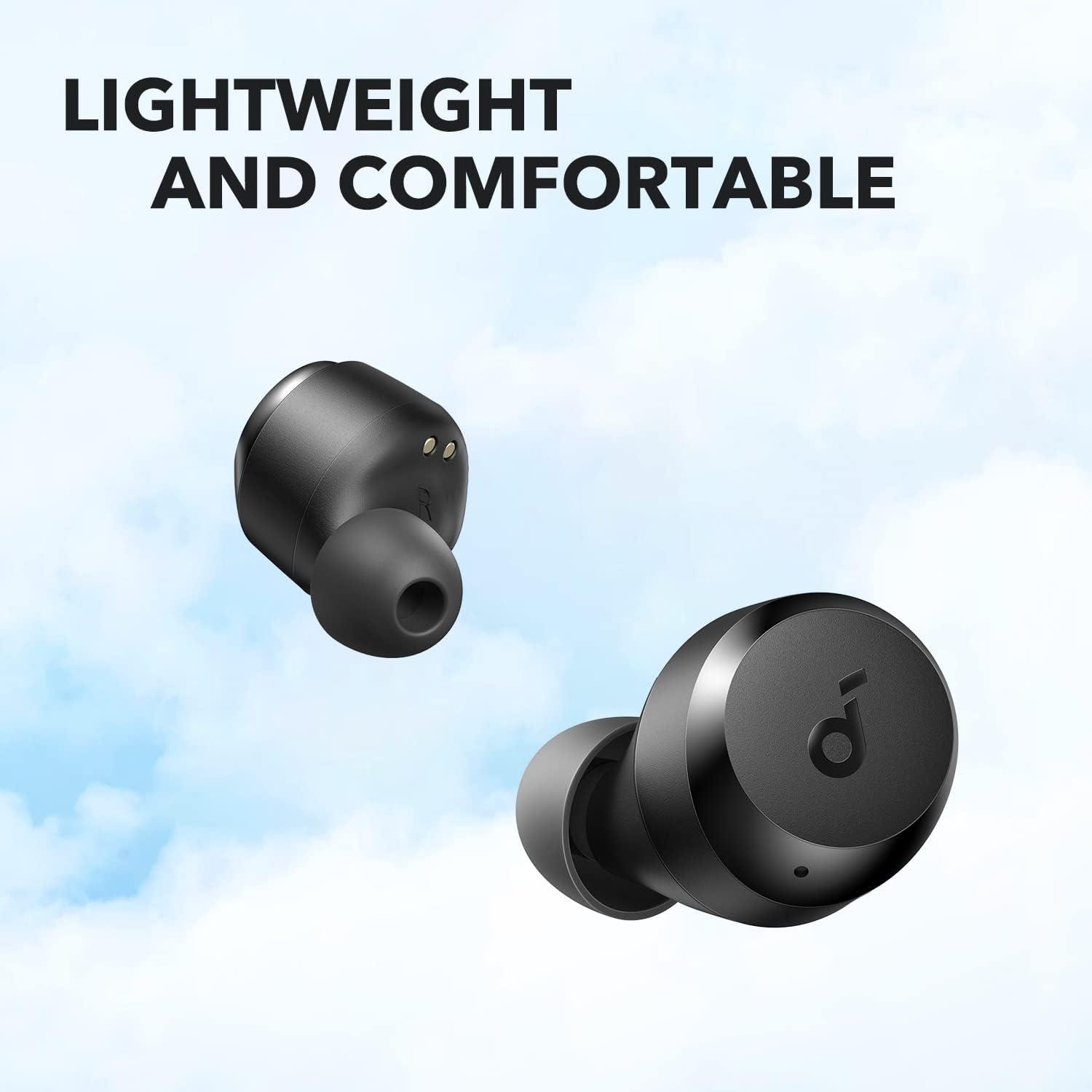 imageSoundcore by Anker A20i True Wireless Earbuds Bluetooth 53 App Customized Sound 28H Long Playtime WaterResistant 2 Mics for AI Clear Calls Single Earbud ModeBlack