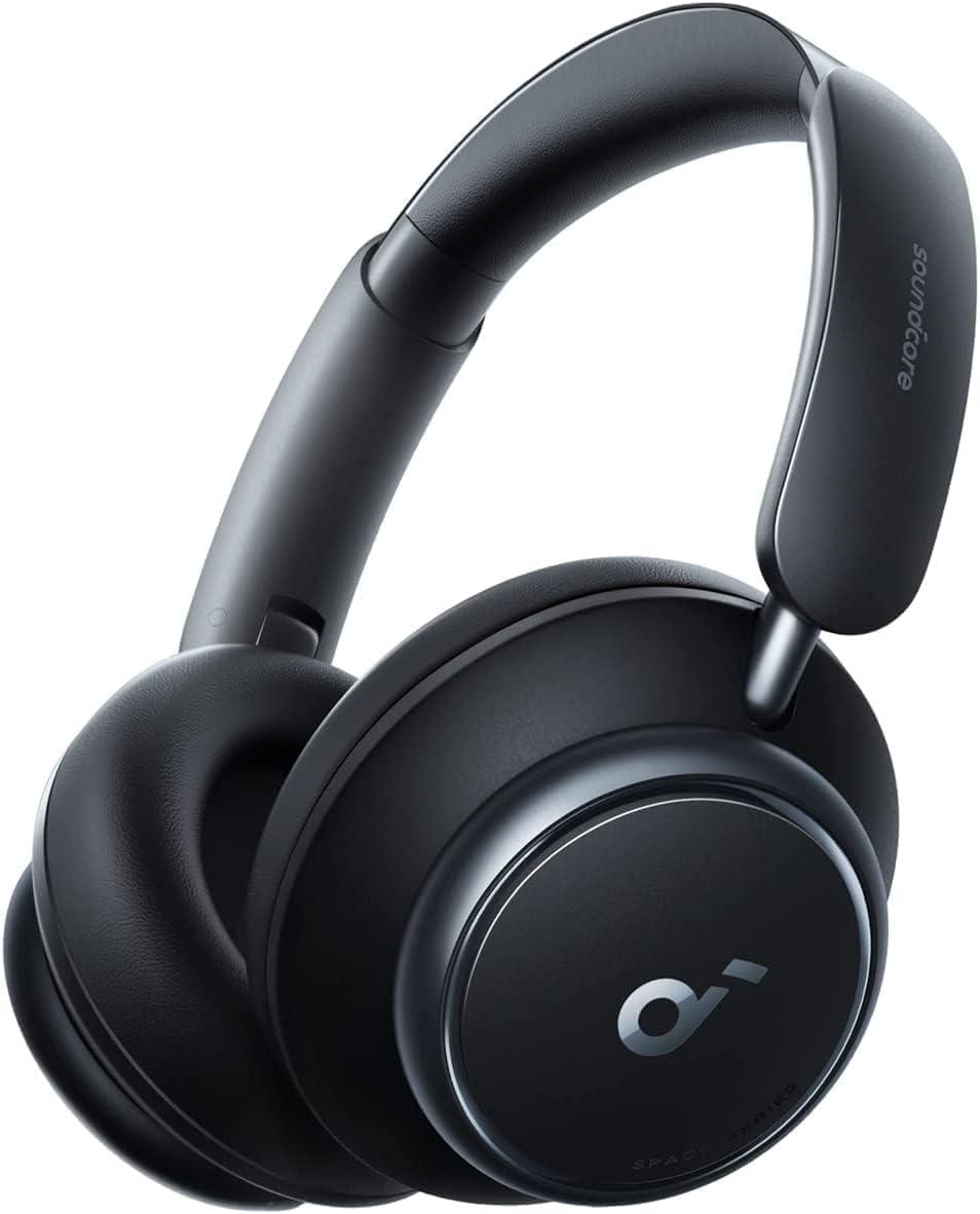 imageSoundcore by Anker Space Q45 Adaptive Active Noise Cancelling Headphones Reduce Noise by Up to 98 50H Playtime App Control LDAC HiRes Wireless Audio Comfortable Fit Clear Calls Bluetooth 53Black