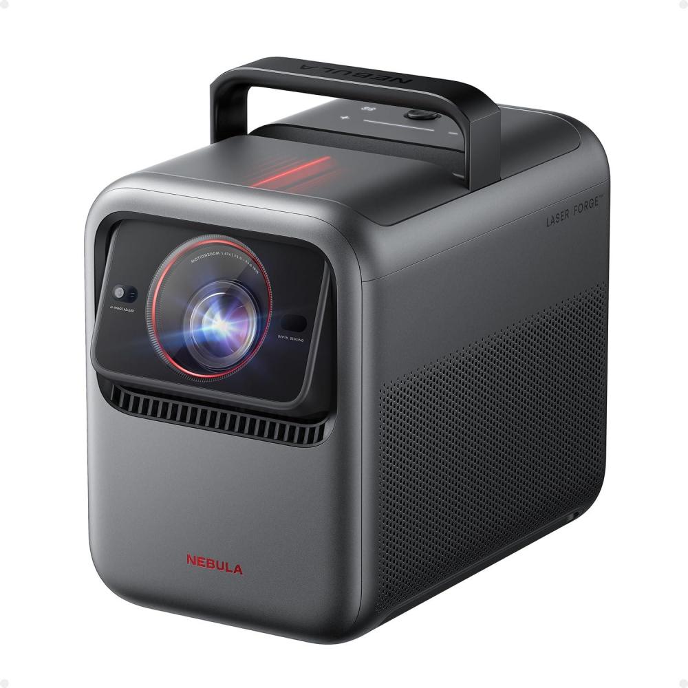 imageNEBULA X1 Triple Laser 4K Projector Nebulamaster 3500 ANSI Lumens 560001 Contrast 40W Stereo Sound 0915 Optical Zoom Smart AI Dolby Vision 300quot Screen BuiltIn Micro Gimbal GTV PortableX1