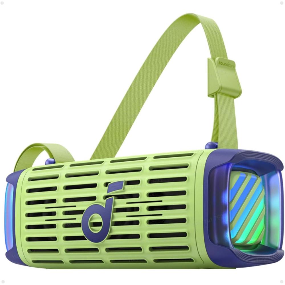 imageSoundcore Boom 3i by Anker Compact Outdoor Speaker IP68 Waterproof Floating Playback SaltwaterResistant BassUp 20 50W Portable Speaker Bluetooth 53 16H TWS KayakFishingCampingGreen