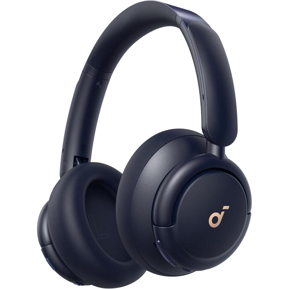 imageSoundcore Q30 by Anker Hybrid Active Noise Cancelling Headphones Multiple Modes HiRes Audio Custom EQ via App 50H Playtime Comfortable Fit Bluetooth Multipoint ConnectionBlue