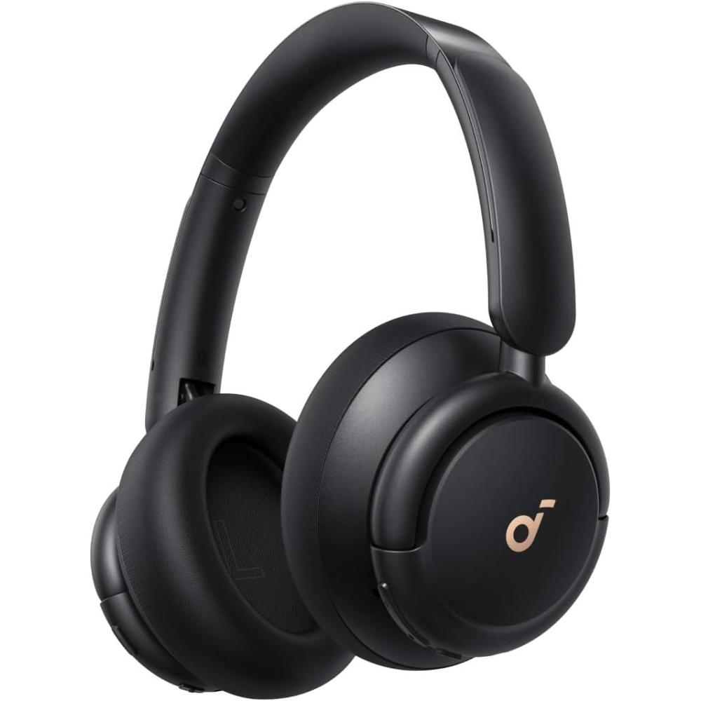 imageSoundcore Q30 by Anker Hybrid Active Noise Cancelling Headphones Multiple Modes HiRes Audio Custom EQ via App 50H Playtime Comfortable Fit Bluetooth Multipoint ConnectionAbsolute Black