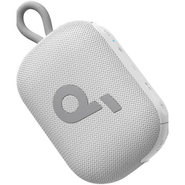 imageSoundcore Select 4 Go Bluetooth Shower Speaker by Anker IP67 WaterproofDustproof UltraPortable Speaker Wireless 20H Playtime Floatable Powerful Sound Electronics for OutdoorsHomeTravelWhite