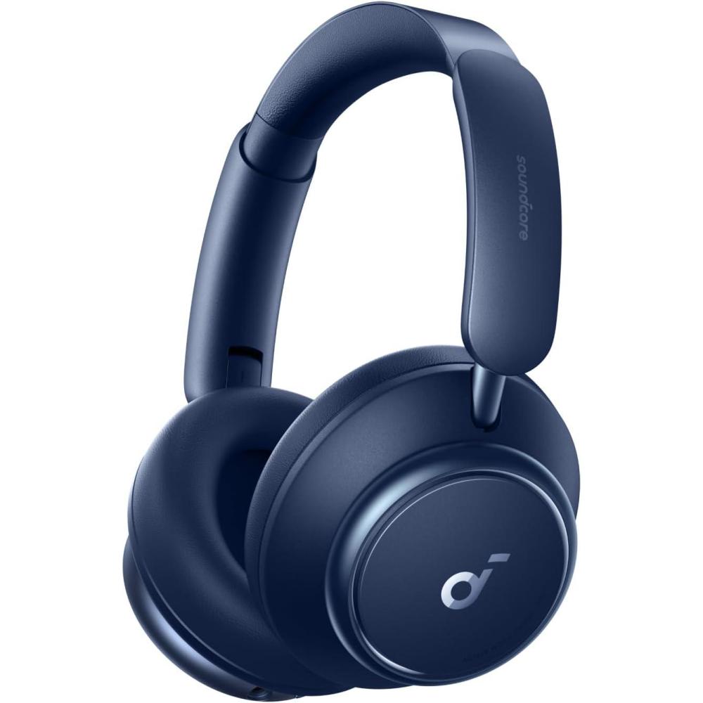imageSoundcore by Anker Space Q45 Adaptive Active Noise Cancelling Headphones Reduce Noise by Up to 98 50H Playtime App Control LDAC HiRes Wireless Audio Comfortable Fit Clear Calls Bluetooth 53Blue