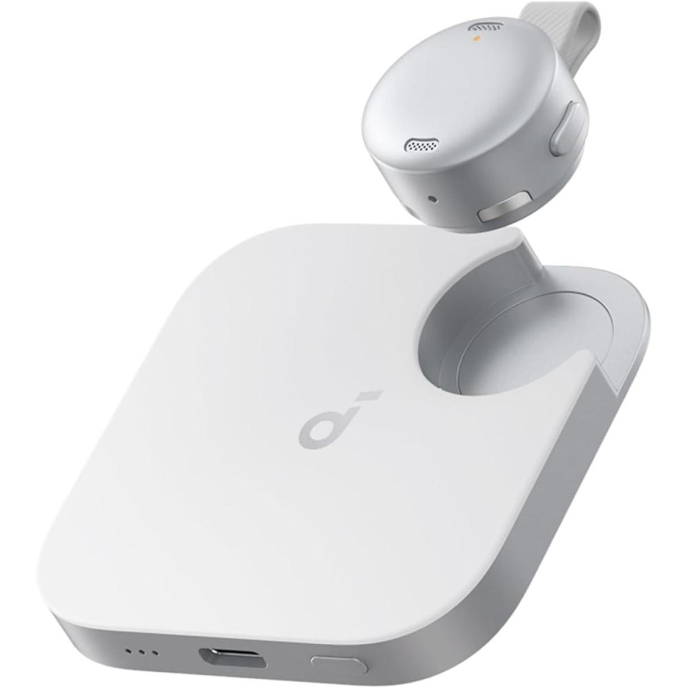 imagesoundcore Work by Anker Portable AI Voice Recorder AI Transcription ampamp Summarization 6Month Pro at No Charge CrossMeeting Summary DoubleTap to Mark MFi Certified Privacy ProtectionBlackWhite