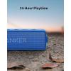 Anker Soundcore 2 Portable Bluetooth Speaker with Stereo Sound, Bluetooth 5, Bassup, IPX7 Waterproof, 24-Hour Playtime, Wireless Stereo Pairing, Speaker for Home, Outdoors, Travel(Blue)