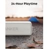 Anker Soundcore 2 Portable Bluetooth Speaker with Stereo Sound, Bluetooth 5, Bassup, IPX7 Waterproof, 24-Hour Playtime, Wireless Stereo Pairing, Speaker for Home, Outdoors, Travel(White)