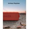 Anker Soundcore 2 Portable Bluetooth Speaker with Stereo Sound, Bluetooth 5, Bassup, IPX7 Waterproof, 24-Hour Playtime, Wireless Stereo Pairing, Speaker for Home, Outdoors, Travel(Red)