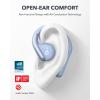 Anker Soundcore, AeroFit Open-Ear Headphones, Ultra Comfort, Snug Fit, Ergonomic Ear Hook, Balanced Sound, IPX7 Waterproof, 42H Playtime,Small-Ear Friendly,App Control,Clear Calls,Wireless Earbuds(Cozy Blue)