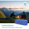 Anker Soundcore Portable Bluetooth Speaker – Ideal for Travel, 24-Hour Playtime, 66-Feet Range, Dual-Driver, Portable Wireless Speaker，Superior Sound, Low Distortion, Built-in Mic -Blue(Blue)