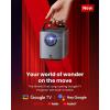 NEBULA Mars 3 Air GTV Projector – Netflix Officially Licensed, 400 ANSI-Lumen Brightness, Native 1080P, Dolby Digital Sound,150-Inch Picture, Built-In Battery for 2.5 Hours of Playtime Anywhere.