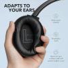 Soundcore Anker Life Q20 Hybrid Active Noise Cancelling Headphones, Wireless Over Ear Bluetooth Headphones, 60H Playtime, Hi-Res Audio, Deep Bass, Foam Ear Cups, Travel, Office, USB-C Charging(Black)
