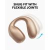 Soundcore C40i by Anker, Open-Ear Earbuds, Clip-On Headphones, Flexible Joint Design, Button Controls, Lightweight Comfort, Stable Fit with Attachable Ear Grips, Expansive Drivers for Clear Sound(Golden)