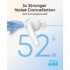Soundcore P31i by Anker, Real-Time Adaptive Noise Cancelling, Hi-Res Sound, Translation Earbuds, 50H Playtime, Wireless Earbuds, Bluetooth Earphones, Spatial Audio, Fast Charging, IP55(White)