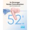 Soundcore P31i by Anker, Real-Time Adaptive Noise Cancelling, Hi-Res Sound, Translation Earbuds, 50H Playtime, Wireless Earbuds, Bluetooth Earphones, Spatial Audio, Fast Charging, IP55(Pink)