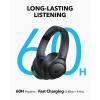 Soundcore Q11i Wireless Over-Ear Bluetooth Headphones by Anker, Deep Bass, 60H Playtime, Hi-Res Audio, Detachable Ear Cushions, Multipoint Connection(Dark Gray)