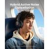 Soundcore Q30 by Anker, Hybrid Active Noise Cancelling Headphones, Multiple Modes, Hi-Res Audio, Custom EQ via App, 50H Playtime, Comfortable Fit, Bluetooth, Multipoint Connection(Absolute Black)