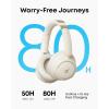 Soundcore Q30 by Anker, Hybrid Active Noise Cancelling Headphones, Multiple Modes, Hi-Res Audio, Custom EQ via App, 50H Playtime, Comfortable Fit, Bluetooth, Multipoint Connection(Beige)