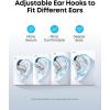 Soundcore V40i by Anker, Open-Ear Headphones, Clear Design, Lidless Case, 4 Adjustable Positions for Every Ear Size, Richer Bass, IP55, 21H Playtime, AI Clear Calls, Bluetooth 5.4, App Control(White)