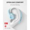 Soundcore by Anker AeroFit Pro Open-Ear Headphones, Ultra Comfort, Secure Fit, Ergonomic Design, Rich Sound with LDAC, Bluetooth 5.3, IP55 Water-Resistant, 46H Playtime, App Control, Wireless Earbuds(Aqua Blue)