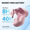 Soundcore by Anker Liberty 4 NC Wireless Earbuds, 98.5% Noise Reduction, Adaptive Noise Cancelling to Ears and Environment, Hi-Res Sound, 50H Battery, Wireless Charging, Bluetooth 5.3(Pastel Pink)