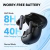 Soundcore by Anker Liberty 4 NC Wireless Earbuds, 98.5% Noise Reduction, Adaptive Noise Cancelling to Ears and Environment, Hi-Res Sound, 50H Battery, Wireless Charging, Bluetooth 5.3(Velvet Black)