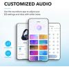 Soundcore by Anker Q20i Hybrid Active Noise Cancelling Headphones, Wireless Over-Ear Bluetooth, 40H Long ANC Playtime, Hi-Res Audio, Big Bass, Customize via an App, Transparency Mode (White)(Blue)