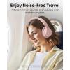 Soundcore by Anker Q20i Hybrid Active Noise Cancelling Headphones, Wireless Over-Ear Bluetooth, 40H Long ANC Playtime, Hi-Res Audio, Big Bass, Customize via an App, Transparency Mode (White)(Pink)