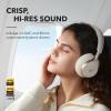 Soundcore by Anker, Space One, Active Noise Cancelling Headphones, 2X Stronger Voice Reduction, 40H ANC Playtime, App Control, LDAC Hi-Res Wireless Audio, Comfortable Fit, Clear Calls, Bluetooth 5.3(Latte Cream)
