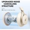 Soundcore by Anker, Space One, Active Noise Cancelling Headphones, 2X Stronger Voice Reduction, 40H ANC Playtime, App Control, LDAC Hi-Res Wireless Audio, Comfortable Fit, Clear Calls, Bluetooth 5.3(Latte Cream)