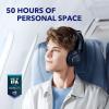Soundcore by Anker Space Q45 Adaptive Active Noise Cancelling Headphones, Reduce Noise by Up to 98%, 50H Playtime, App Control, LDAC Hi-Res Wireless Audio, Comfortable Fit, Clear Calls, Bluetooth 5.3(Blue)
