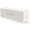 Anker Soundcore 2 Portable Bluetooth Speaker with Stereo Sound, Bluetooth 5, Bassup, IPX7 Waterproof, 24-Hour Playtime, Wireless Stereo Pairing, Speaker for Home, Outdoors, Travel(White)