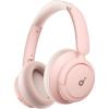 Soundcore Q30 by Anker, Hybrid Active Noise Cancelling Headphones, Multiple Modes, Hi-Res Audio, Custom EQ via App, 50H Playtime, Comfortable Fit, Bluetooth, Multipoint Connection(Pink)