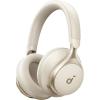 Soundcore by Anker, Space One, Active Noise Cancelling Headphones, 2X Stronger Voice Reduction, 40H ANC Playtime, App Control, LDAC Hi-Res Wireless Audio, Comfortable Fit, Clear Calls, Bluetooth 5.3(Latte Cream)