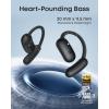 soundcore AeroFit 2 by Anker, Open-Ear Headphones, Real-Time Translation Earbuds, 4 Adjustable Positions for Every Ear Size, 2× Richer Bass, Hi-Res, 42H Playtime, IP55,AI Clear Calls,Wireless Charging(Black)