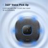 Anker PowerConf S3 Speakerphone with 6 Mics, Enhanced Voice Pickup, 24H Call Time, App Control, Bluetooth 5, USB C, Conference Speaker Compatible with Leading Platforms, Home Office(Black)
