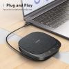 Anker PowerConf S330 USB Speakerphone, Conference Microphone for Home Office, Smart Voice Enhancement, Plug and Play, 360° Voice Coverage, Powerful Sound, Desktop PC Speaker, Online Meetings