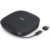 Anker PowerConf S330 USB Speakerphone, Conference Microphone for Home Office, Smart Voice Enhancement, Plug and Play, 360° Voice Coverage, Powerful Sound, Desktop PC Speaker, Online Meetings