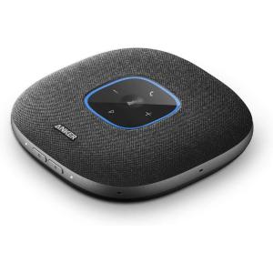 Anker PowerConf S3 Speakerphone with 6 Mics, Enhanced Voice Pickup, 24H Call Time, App Control, Bluetooth 5, USB C, Conference Speaker Compatible with Leading Platforms, Home Office(Black)