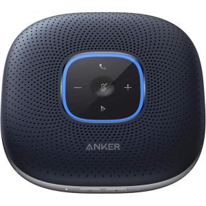 Anker PowerConf Speakerphone, Zoom Certified Conference Speaker with 6 Mics, 360° Enhanced Voice Pickup, 24H Call Time, Bluetooth 5.3, USB C, Compatible with Leading Platforms for Personal Workspaces(Blue)