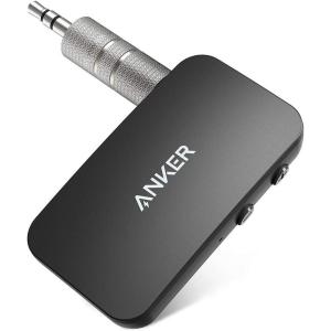 Anker Soundsync Bluetooth Receiver for Music Streaming with Bluetooth 5.0, Dual Device Connection, Handsfree Calls, 12-Hour Battery Life, for Car & Home Stereo – Signal Reception Only(Small)