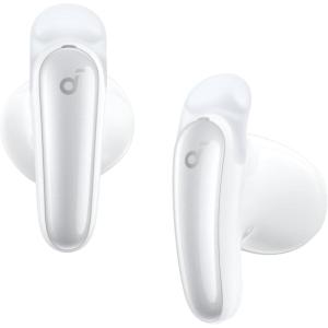 Soundcore Liberty Buds by Anker, Semi-in-Ear Design, Removable Ear Fins, Real-Time Adaptive Noise Cancelling, Fast Charging, Wireless Bluetooth Earbuds,Translation Earbuds, 30H Playtime(White)