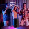 Soundcore Glow Portable Speaker by Anker with 30W 360° Sound, Synchronized Radiant Light, 18H Playback, Customizable EQ and Light Show, and IP67 Waterproof