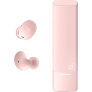 Soundcore A30i by Anker, Smart Noise Cancelling Earbuds, Lipstick-Shaped Stylish Design, Tiny, Lightweight Comfort, Clear Sound, IP54, 15H Playtime in ANC Mode, Wireless Earbuds, Bluetooth 5.4(Pink)